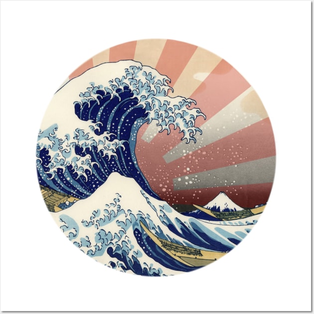 HOKUSAI WAVE Wall Art by Blue Pigeon